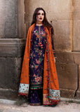 Dhanak Fabric - 3 Pc Unstitched Fully Embroided Dress AJ-680