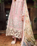 3 Piece - Unstitched Embroidered Lawn Fabric