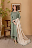 3 Piece - Unstitched Fully Embroidered Dhanak Fabric RP-600