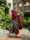 3 Piece - Unstitched Digital Printed and Embroidered Lawn Fabric With Lawn Dupatta  MB-437