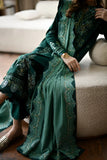 Dhanak Fabric - 3 Piece Unstitched Embroidered Dress With Embroidered Dhanak Shawl BT 3010