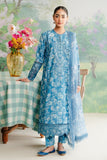 3 Piece - Unstitched Digital Printed Lawn Fabric AF-77