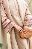 3 Piece - Unstitched Chicken Kari Embroidered Lawn Fabric QL-2660