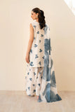 UNSTITCHED - 3 Piece Chicken Kari Embroidered Lawn Fabric IZ-239 A