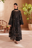 3 Piece - Unstitched Embroidered Lawn Fabric