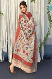 3 Piece - Unstitched Embroidered Dhanak Fabric With Wool Shawl