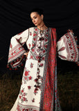 Dhanak Fabric - 3 Piece Unstitched Fully Embroidered Dress HR-3145