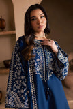 3 Piece - Unstitched Embroidered Lawn Fabric with Embroidered Chiffon Dupatta
