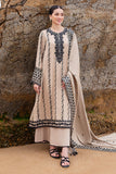 3 Piece - Unstitched Fully Embroidered Dhanak Fabric