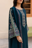 3 Piece - Unstitched Fully Embroidered Dhanak Fabric LM-585