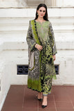3 Piece - Unstitched Digital Printed Khaddar Fabric With Embroidered Laces