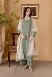 3 Piece - Unstitched Fully Embroidered Dhanak Fabric RP-600