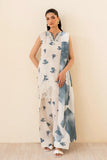 UNSTITCHED - 3 Piece Chicken Kari Embroidered Lawn Fabric IZ-239 A