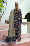 3 Piece - Unstitched Digital Printed Lawn Fabric BQ-412