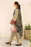 3 Piece - Unstitched Fully Embroided Dhanak Fabric ZS-57