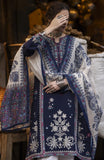 3 Piece - Unstitched Fully Embroidered Dhanak Fabric