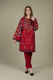 Linen - 2 Piece Fully Embroided Suit KS-760