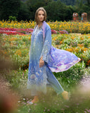 3 Piece - Unstitched Embroidered Lawn Fabric