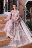 3 Piece - Unstitched Fully Embroided Lawn Fabric With Embroided Chiffon Dupatta