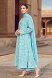 3 Piece - Unstitched Fully Embroided Lawn Fabric BR-08