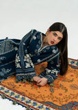 Dhanak Fabric - 3 Piece Unstitched Fully Embroidered Dress HR-3215