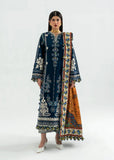 Dhanak Fabric - 3 Piece Unstitched Fully Embroidered Dress HR-3215