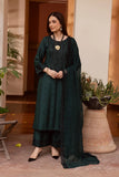 Dhanak Fabric - 3 Piece Unstitched Fully Embroidered Dress