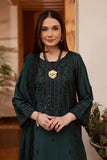 Dhanak Fabric - 3 Piece Unstitched Fully Embroidered Dress