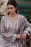 Dhanak Fabric - 3 Piece Unstitched Fully Embroidered Dress ZS-3165