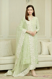 Lawn 3 Pc Fully Embroided Suit(Embroided Organza Dupatta) BR-335