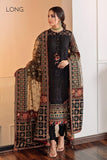 3 pc Fully Heavy Embroided Lawn suit with Embroided Organza Dupatta BQ-1355