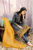 3 Pc Unstitched Heavy Embroided Lawn Suit (Emb. Organza Dupatta) CS-840