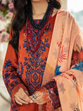 3 Pc Fully Embroided Lawn Suit (Digital Printed Silk Dupataa)
