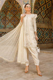 3 Pc Chicken Kari Lawn suit with Embroided Bamber Chiffon Dupatta MB-220