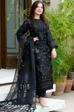 3 Piece - Unstitched Fully Embroided Lawn Fabric With Embroided Organza Dupatta NS-1100