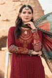 3 Pc Embroided Lawn suit With Chiffon Dupatta MB-168A