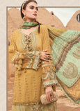 3 PC EMBROIDED LAWN SUIT WITH CHIFFON DUPATTA MB168-B