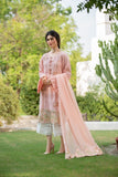 3 Piece - Unstitched Lawn Chicken kari Embroided Suit With Embroided bamber Chiffon Duppata CS-1200