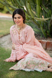 3 Piece - Unstitched Lawn Chicken kari Embroided Suit With Embroided bamber Chiffon Duppata CS-1200